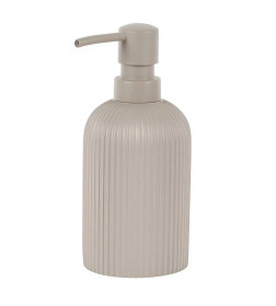 Дозатор для жидкого мыла полирезиновый Testrut Самос серо-коричневый 136192