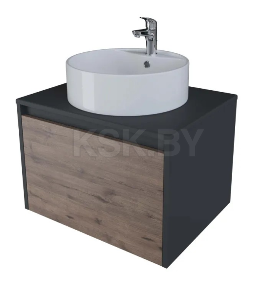 Тумба подвесная Бурэ 60 дуб бунратти под умывальник 