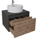 Тумба подвесная Бурэ 60 дуб бунратти под умывальник 