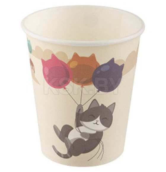 Набор бумажных стаканов "Cats" (6 шт) Волшебная страна (109338) 