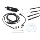 Инспекционный фонарь светодиодный, светодиодная подсветка, USB 2.0, IP67, 5,5мм х 2м, GEKO (G02942) 