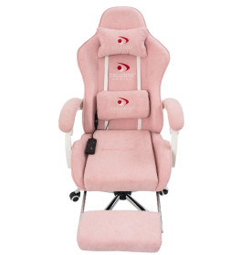 Кресло вибромассажное Calviano AVANTI ULTIMATO pink fabric