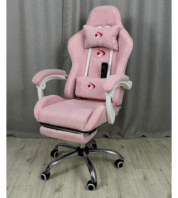 Кресло вибромассажное Calviano AVANTI ULTIMATO pink fabric