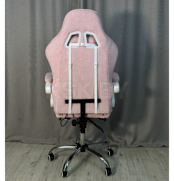 Кресло вибромассажное Calviano AVANTI ULTIMATO pink fabric