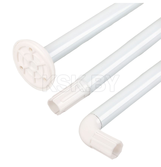 Карниз для ванной комнаты  Мон Ами (80х80х80см) 8016-U80 (8016-U80) 