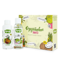 Подарочный набор Фрутус Фруктовое танго (Гель для душа «Грейпфрут», 100 мл; Гель для умывания лица "Бережное очищение", 95 мл)