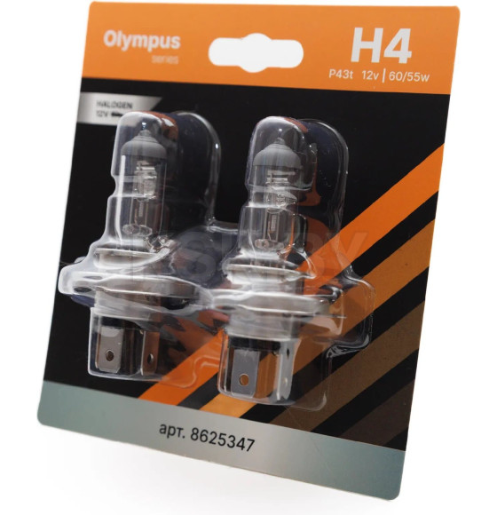 Автолампа STOREX Olympus H4.12V.60/55W (2 шт.) (8625347) 