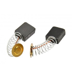 Щетки электроугольные 8х14x17мм, пружина, пятак "O", для УШМ 230мм (комплект/2шт), GEKO