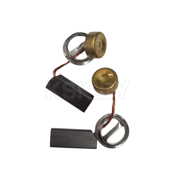 Щетки электроугольные 5х8x20мм, поводок, пятак "O", для дрели (комплект/2шт), GEKO (G00488) 