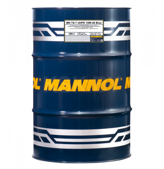 Масло моторное Mannol TS-7 Blue 7107 10W-40 API CK-4 E6 208л (MN7107-DR) 