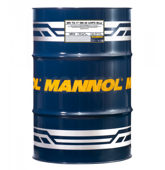 Масло моторное Mannol TS-17 7117 5W-30 BLUE UHPD API CK-4 208л (MN7117-DR) 