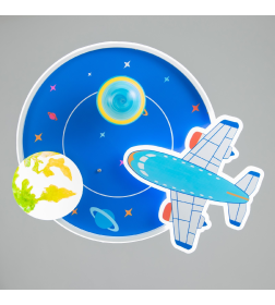 Светильник Косм BayerLuxос LED 36Вт синий 55х50х18 см BayerLux