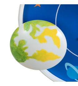 Светильник Косм BayerLuxос LED 36Вт синий 55х50х18 см BayerLux