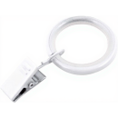 Кольцо для карниза Ас Форос D19 Бесшумное Белое (уп 10шт)