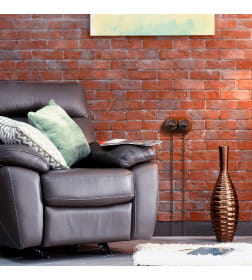 Выключатель на 4 положения двухклавишный коричневый Ретро Werkel