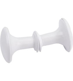 Ручка-кнопка РК1-7 пластмасса белая