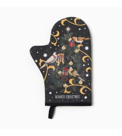 Варежка-прихватка Wonder christmas 20х28см,саржа, 100% хл, ватин 250г/м2 Этель