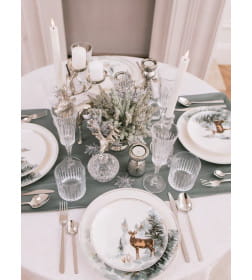 Тарелка "Зимний лес" 20,4х2,2см