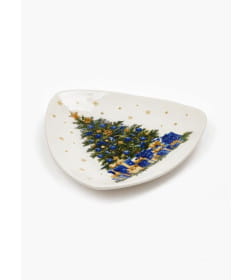 Тарелка «Новогодняя ель», 18 х 18 см