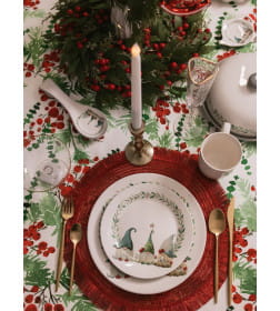 Тарелка "Домашние гномики"  25,5х25,5х2 см