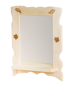 Зеркало с полкой, 55х43 см