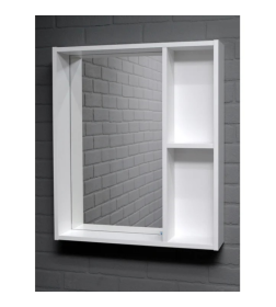 Шкаф- зеркало Айсберг Агата 60 см. DA6702HZ