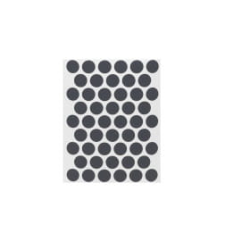 Заглушка самоприлипающая к конфирматам антрацит (PC 2546) (1л=50шт) Pacific