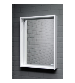 Шкаф- зеркало Айсберг Аура 50 см. DA2506HZ