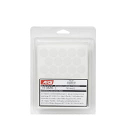 Заглушка самоприлипающая к эксцентрику белый шагрень (PC 2504) (1л=32шт) Pacific