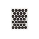 Заглушка самоприлипающая к эксцентрику венге (PC 2184) (1л=32шт) Pacific (113536) 