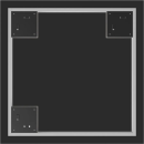 Зеркало с подсветкой Домино Промо KW 500x500 SZP8001KW (SZP8001KW) 