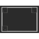 Зеркало с подсветкой Домино Промо KW 700x500 SZP8003PR (SZP8002PR) 