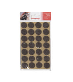 Подкладка самоприлипающая фетровая d20мм (1лист=28шт) коричневая Folmag