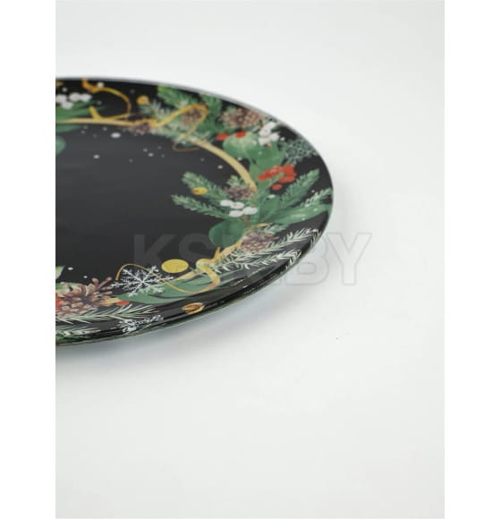 Тарелка круглая "Зимние истории", 20 см (9586665) 