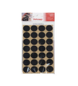 Подкладка самоприлипающая фетровая d20мм (1лист=28шт) черная Folmag