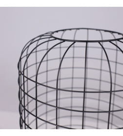 Светильник настольный AksHome CAGE E27 чёрный 120784