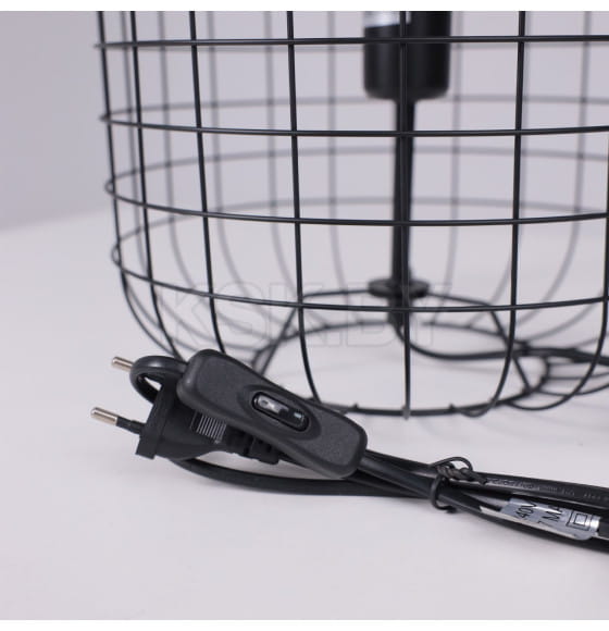 Светильник настольный AksHome CAGE E27 чёрный 120784 (120784) 