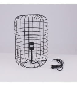 Светильник настольный AksHome CAGE E27 чёрный 120784