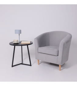 Светильник настольный AksHome CLIFF E27 серый 119722