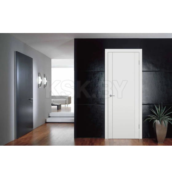 Дверное полотно Contur Modern MX10  ДГ Белый 2000х800х35мм