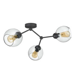 Светильник потолочный AksHome ATOM 3*E27 дымчатый 121636