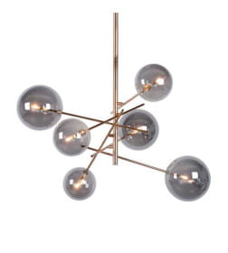 Светильник потолочный AksHome BUBBLE 6*G9 дымчатый 120864