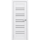 Дверь межкомнатная Flash 25,2000х700х38мм,Белый,стекло черное