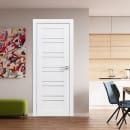 Дверь межкомнатная Flash 25,2000х700х38мм,Белый,стекло матовое