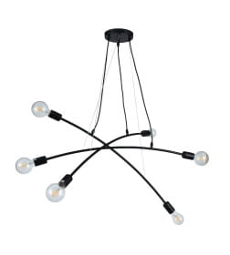 Светильник потолочный AksHome WEB 6*E27 черный 121625