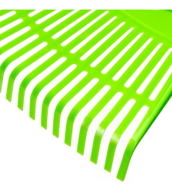 Грабли веерные пластиковые 495х1680 мм, 23 плоских зуба, алюминиевый черенок Palisad 61805