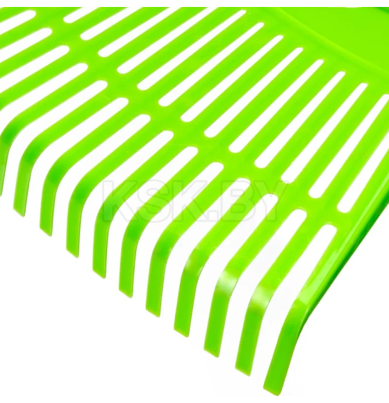 Грабли веерные пластиковые 495х1680 мм, 23 плоских зуба, алюминиевый черенок Palisad 61805 (61805) 