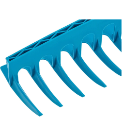 Грабли пластиковые 565 мм, 18 прямых зубьев, усиленные LUXE Palisad 61733