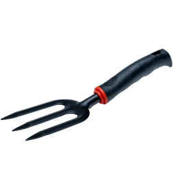 Вилы садовые металлические с пластмассовой ручкой 28х8,5 см HE236119
