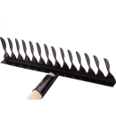 Грабли стальные 1300 мм 14 витых зубьев (деревянный черенок) Сибртех 61768 (61768) 